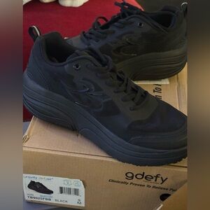 gdefy Gravity Defyer Men's Black Athletic Shoes